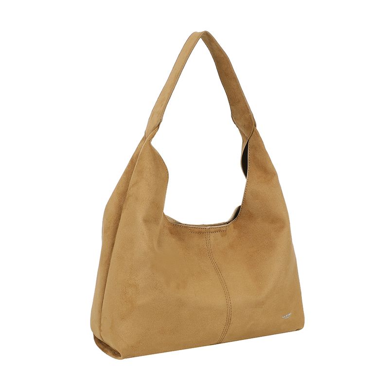 Ulrika Design Säckväska Suede camel