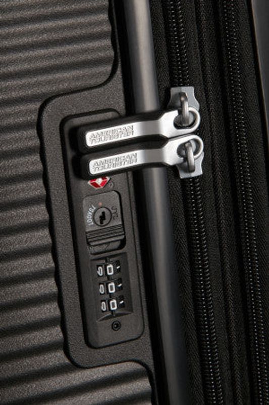 American Tourister SOUNDBOX SPINNER 77/28 TSA EXP BAS SVART