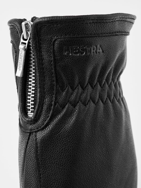 Hestra Skinnhandske unisex tjockfodrad svart