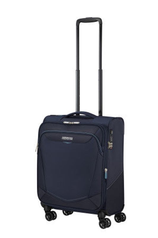 American Tourister Kabinväska Summerride exp 55 cm blå