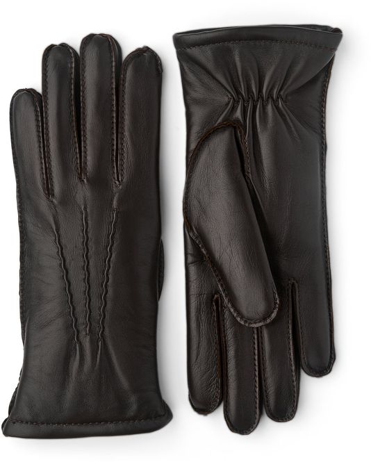 Huvudbild Viska Damhandske Livia tjockfodrad mörkbrun