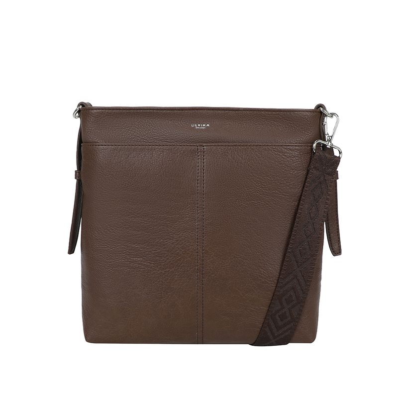 Ulrika Design Axelväska Pocket  mörkbrun
