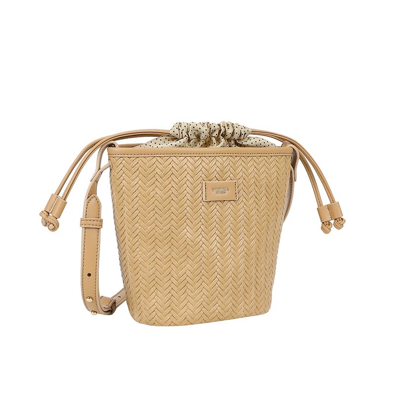 Ulrika Design Bucketbag Braid camel
