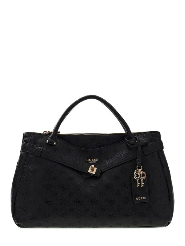 Guess Handbag Ella Logo svart