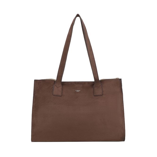 Huvudbild Ulrika Design Kasse Suede mörkbrun