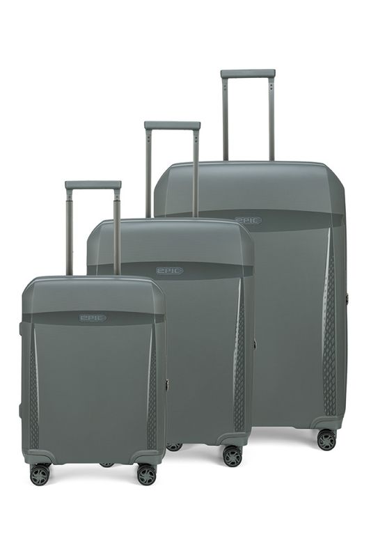 Epic Zeleste 3-set - GhostGREY - Resväskor 55/66/76 cm