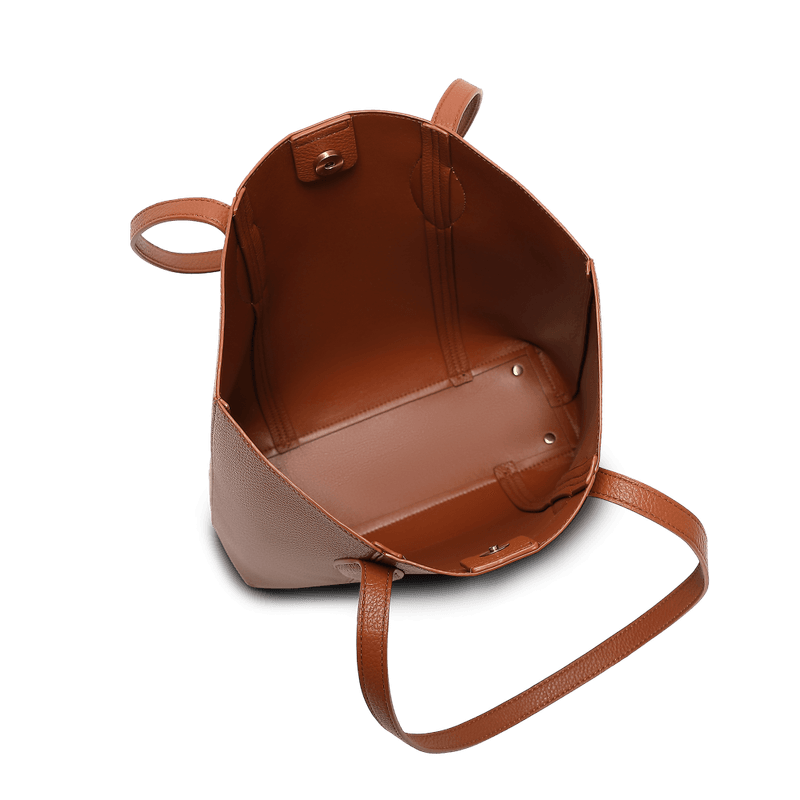 Puccini Tote bag cognac